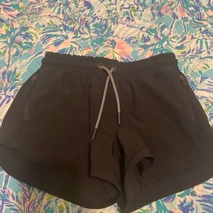 black athleta shorts
